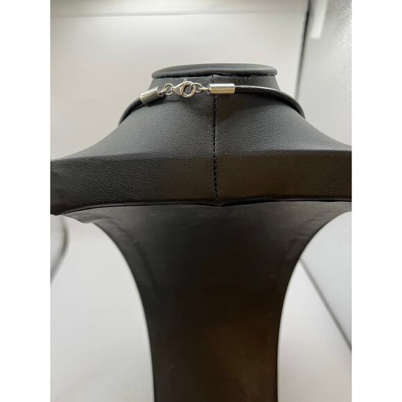 Silpada 925 Sterling Silver Open Flower CZ Pendant Necklace - Picture 3 of 3